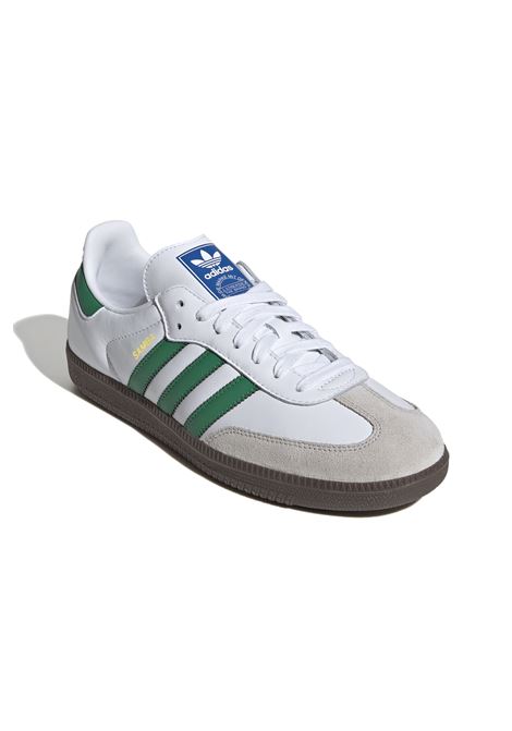 Adidas Samba OG Shoes White Green Women ADIDAS ORIGINALS | Sneakers | IG1024-